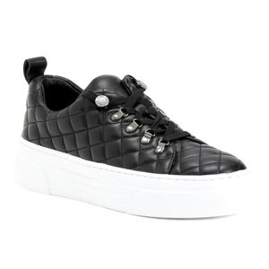 NWT J/Slides quilted Black Leather Aimee sneakers size 7